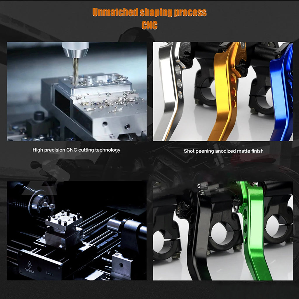 1Pair Motorcycle Pump Brake Handle Brake And Clutch Master Cylinder Lever Torque For Motor