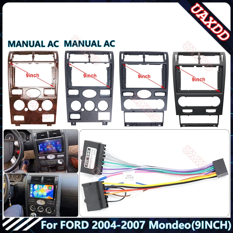For FORD 2004-2007 Mondeo 9INCH Car Radio Android Stereo audio screen multimedia video pla