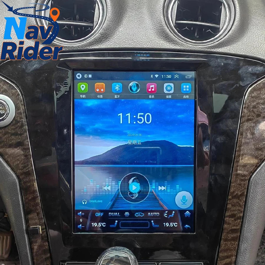 For Ford Mondeo 2010-2013 9.7inch Android 15 Car Radio Multimedia Video Player Navigation