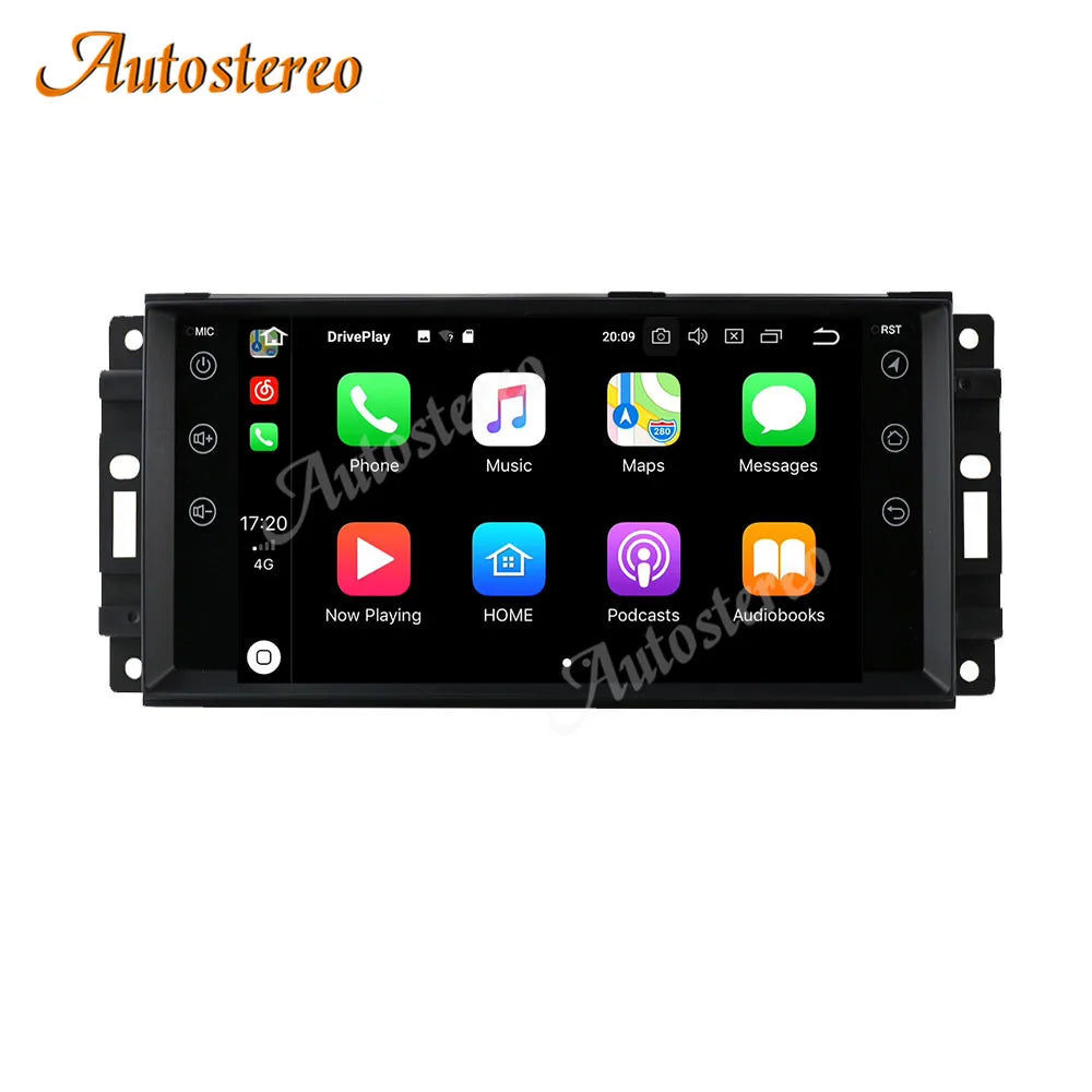 Android 14.0 Car Stereo For Jeep Renegade/Patriot Multimedia GPS Navigation Auto Radio Hea