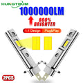 H1 LED Headlights 150000LM 800% Brighter 1:1 Halogen Bulb Wireless Headlamp 6000k CANBUS L