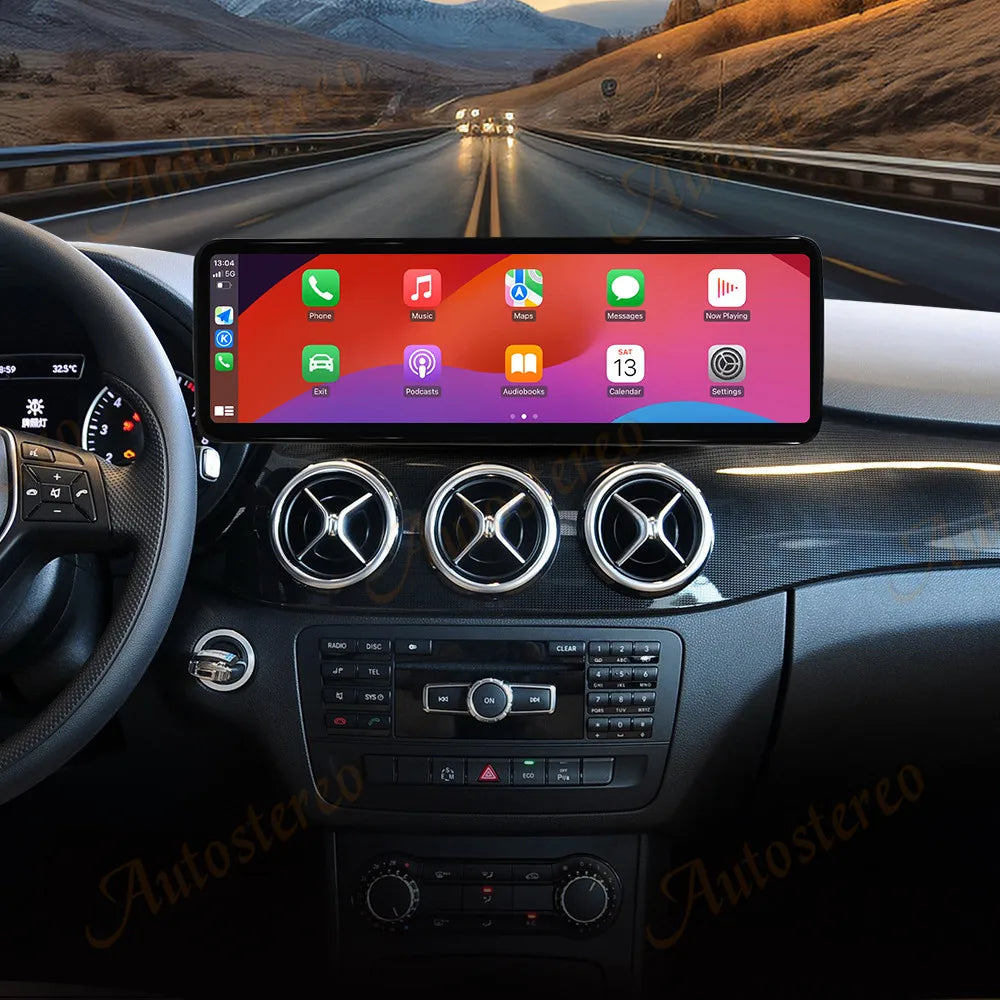 14.9 Inch Carplay Android 13 For Mercedes Benz B Class W246 B180 B200 2013-2015 Car GPS Na