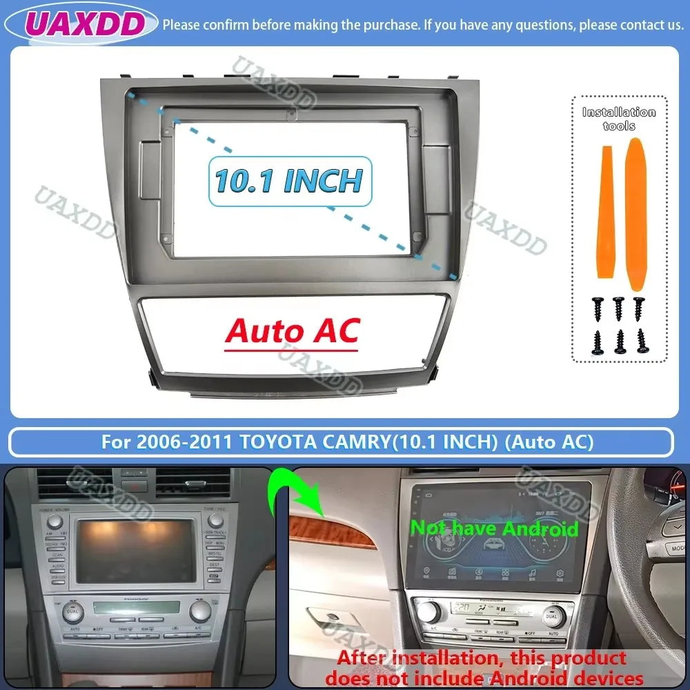 For 2006-2011 Toyota camry cd dvd radio android stereo frame panel fascia dashboard audio