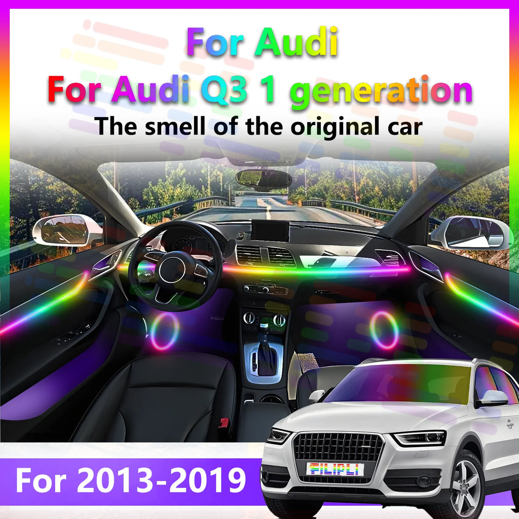 RGB - Ambient Light - for Audi Q3 2013-2019 - App Control - Car Interior Lighting | AUTOKITSHOP