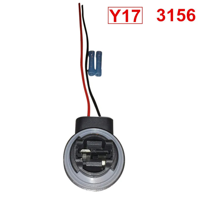 T20 T25 3157 3156 LED Bulb Socket Harness Wire BA15S P21W 1157 P21/5W Brake Signal Light L