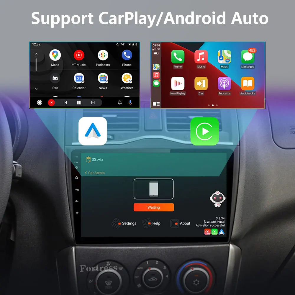 Andoird 16 Car Radio For LADA BA3 Granta Cross 2018 -2023 Qualcomm Stereo Head Unit Multim