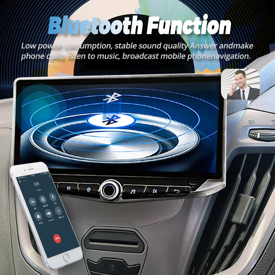 Carplay Stereo for Ford Transit Tourneo Custom 2013-2021 Car Radio 2 Din Android Multimedi