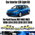 LED Interior Light Kit for Ford Focus MK1 MK2 MK3 1998-2018 - Canbus Dome Map Door Trunk Bulbs | AUTOKITSHOP