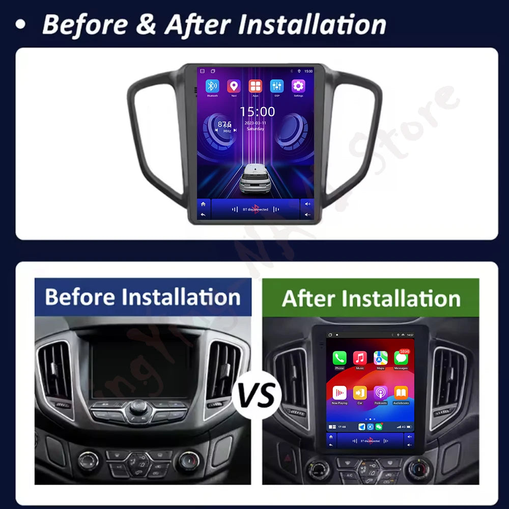 Android Auto For Chery Tiggo 5 2014-2016 Wireless Carplay Car Radio Multimedia Player GPS