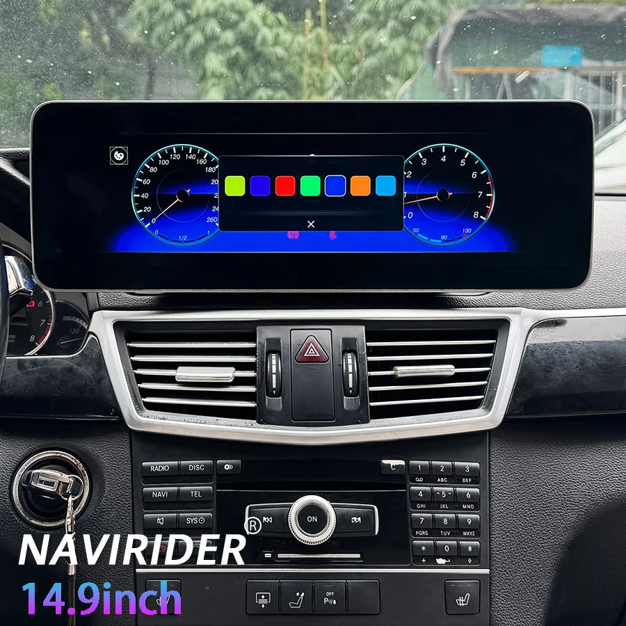 14.9inch For Mercedes Benz E Class W212 2010-2015 NTG 4.0 4.5 Car Radio Android 14 Multime