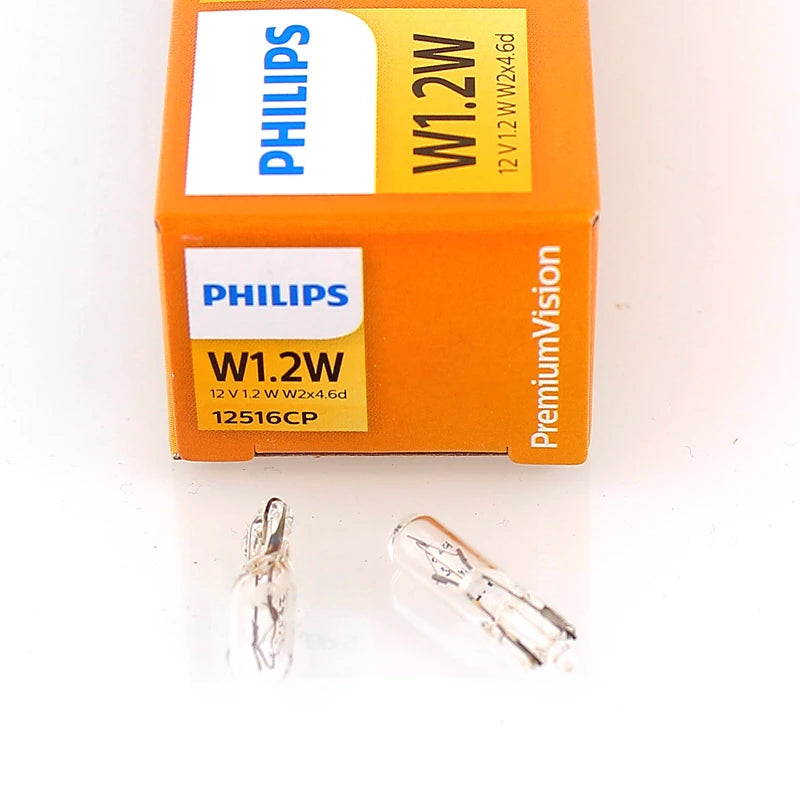 Philips Car Gauge Light T5 Halogen Panel Bulb 12V 1.2W W1.2W Instrument Lamp Lights