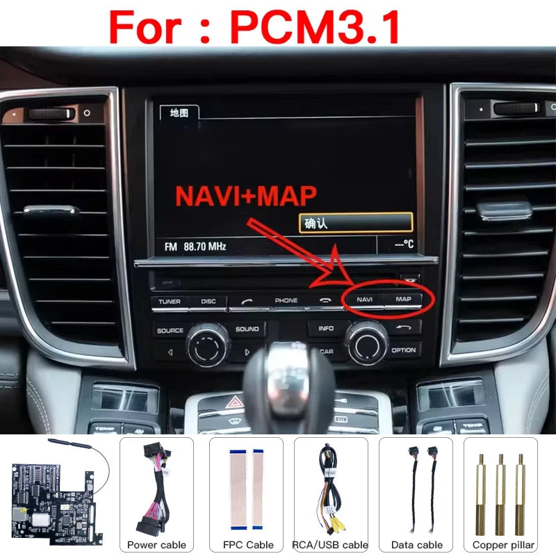 Wireless Carplay Android Auto Module For PCM3.1 Panamera Cayenne Cayman Macan Boxster 911