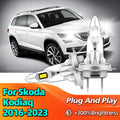 2ps 30000LM H7 Powerful LED Headlight Bulb Canbus Auto Headlamp For Skoda Kodiaq 2016 2017