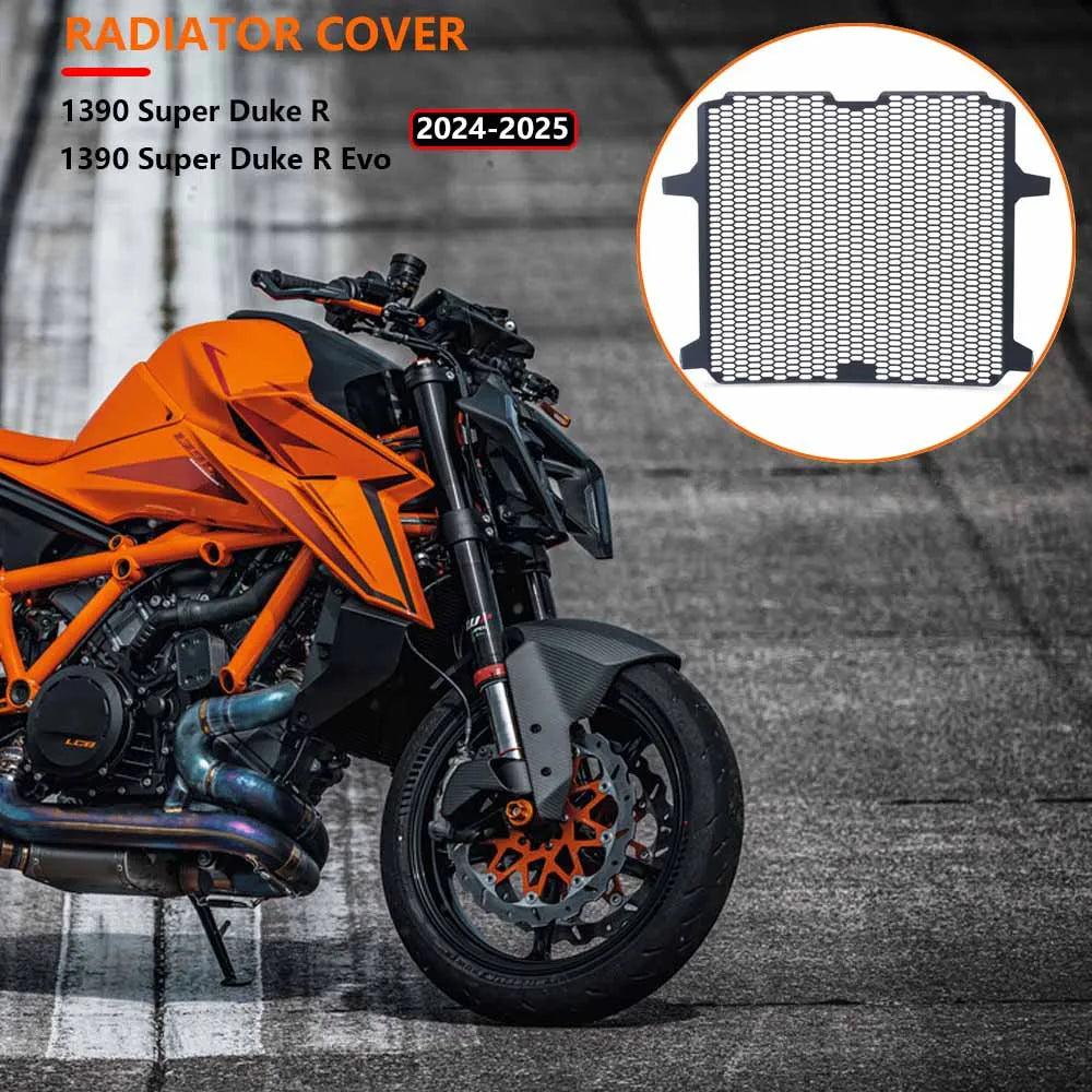 Motorcycle Accessories Fit 1390 Super Duke R Duke R Evo 2024 2025 Aluminum Radiator Guard Protec - Automotive LED Light
