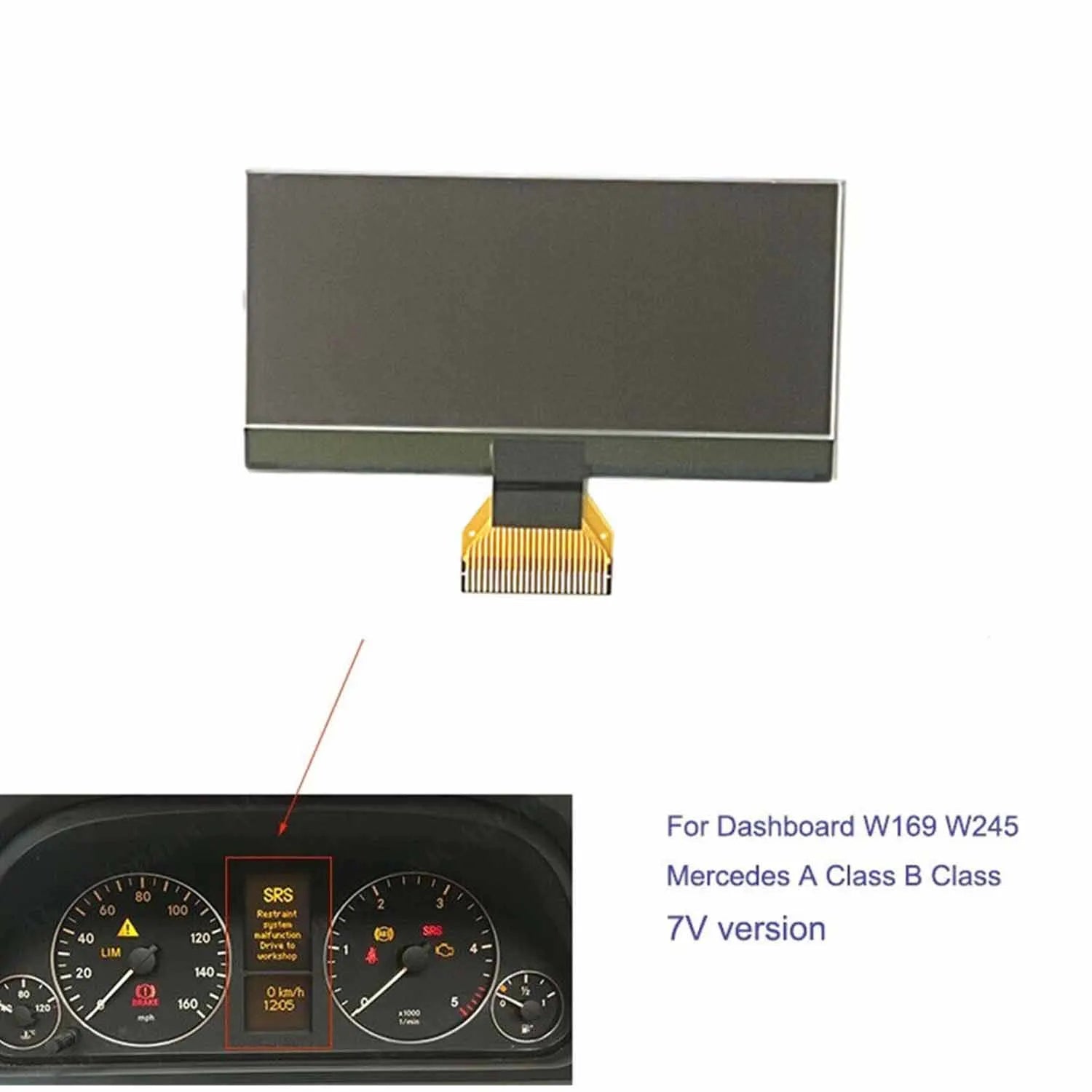 1-Piece LED Interior Light Kit for Mercedes W245 W169 - Canbus Error-Free Interior Bulbs