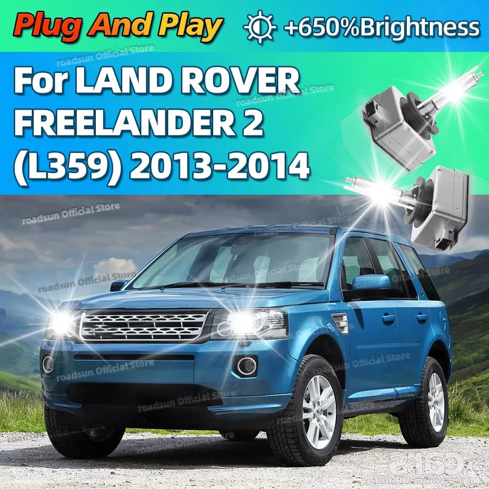 Car Lamps HID D3S Xenon Bulbs 35W Headlight 6000K Standard White Light For LAND ROVER FREE