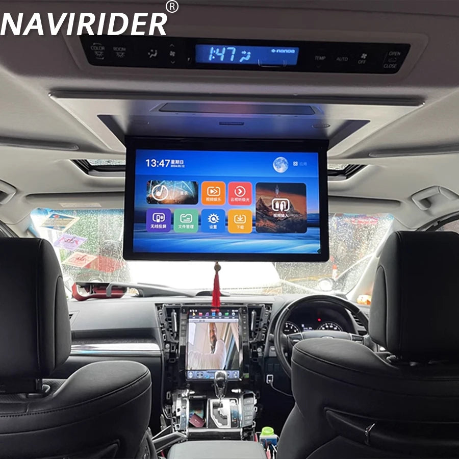 13.3inch/15.6inch MP5 Roof Ceiling Monitor For Toyota Alphard 20 Alphard 30 Vellfire A20 A
