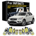 LED Interior Light Kit for Infiniti QX30 QX50 QX60 QX70 QX80 ESQ 2003- 2012 - Canbus Dome Map Door Trunk Bulbs | AUTO...