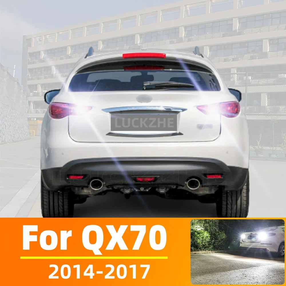 2-Piece LED Interior Light Kit for Infiniti QX70 - Canbus Error-Free Bulbs | AUTOKITSHOP