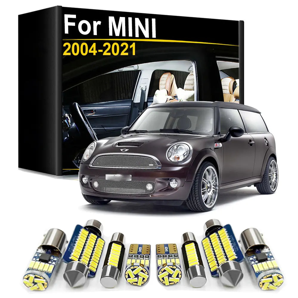 LED Interior Light Kit for Mini R60 F60 Countryman R59 R50 R53 R56 F55 F56 R58 F57 R57 R52 F54 R55 Clubman Cooper Roa...