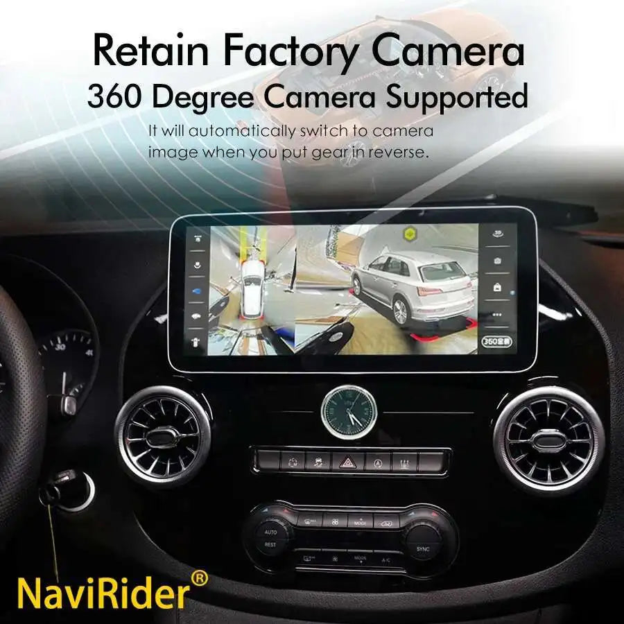 12.3Inch Android For Mercedes Benz Vito 116 W447 2014-2022 Multimedia Video Player Stereo