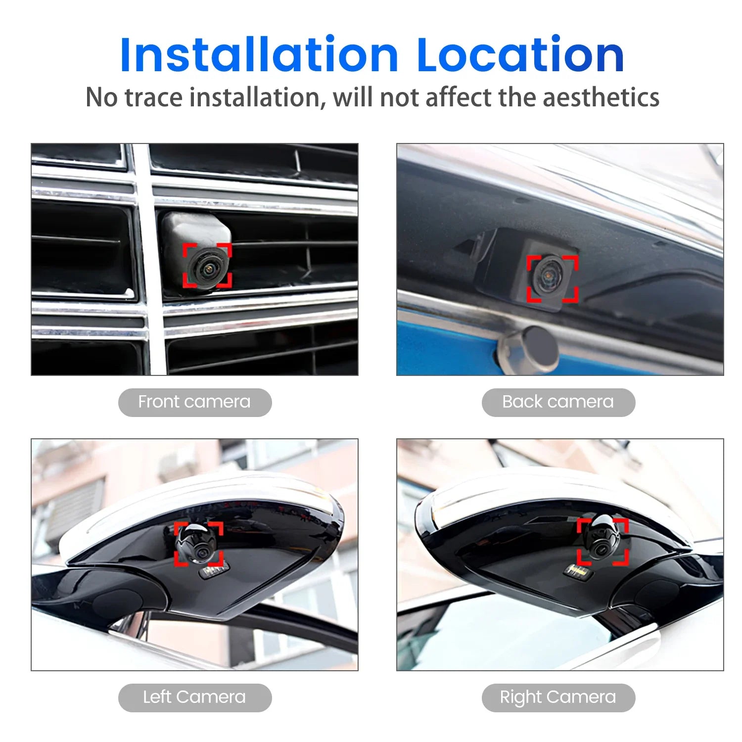 1080P UHD Bird View 360° Camera for Car Radio Multimedia Player HD Rear / Front / Left / R | AUTOKITSHOP