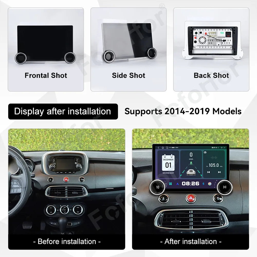 HD Large Touch Screen 11.5 Inch Android 15 Car Stereo Wireless CarPlay GPS Multimedia Navi