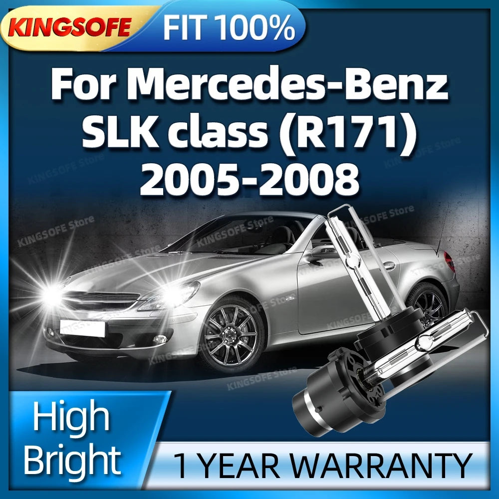 Xenon 35W HID Car Lamp D2S Headlight 6000K Upgrade Bulbs For Mercedes Benz SLK Class R171