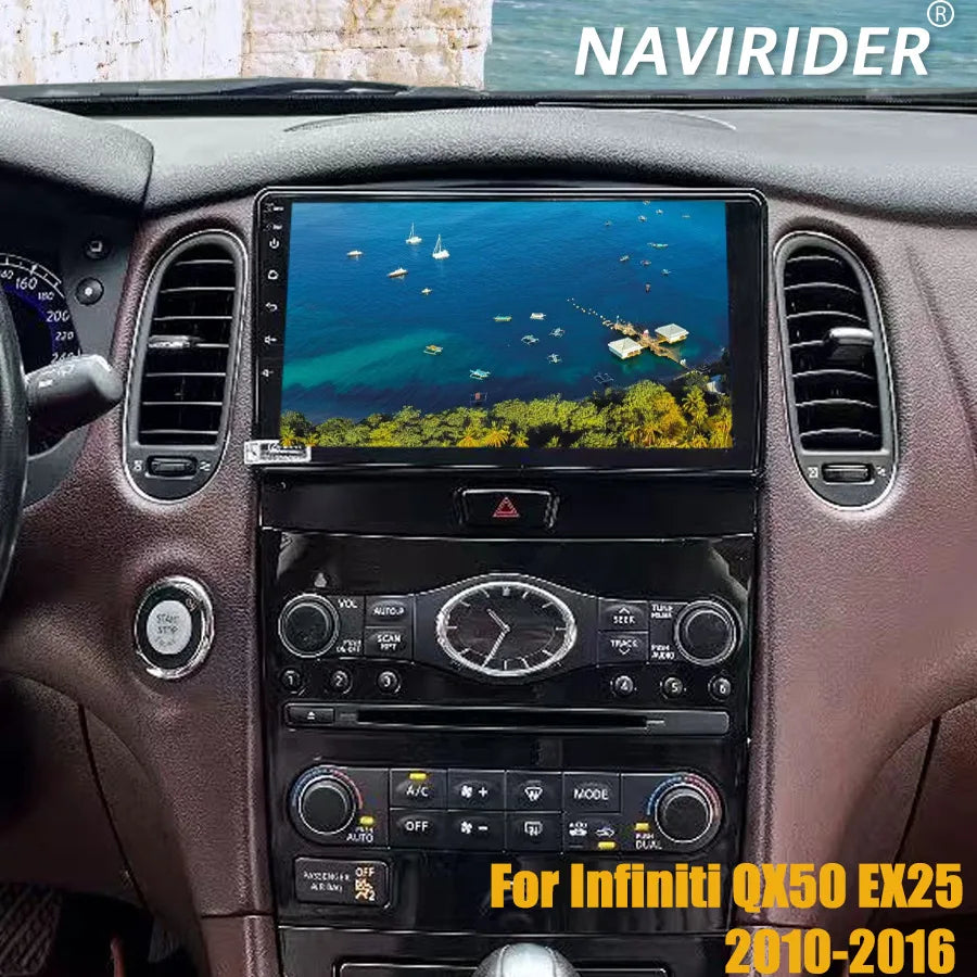 9inch Car Radio Auto CarPlay For Infiniti QX50 EX25 2010-2016 Android 15 Stereo Multimedia | AUTOKITSHOP