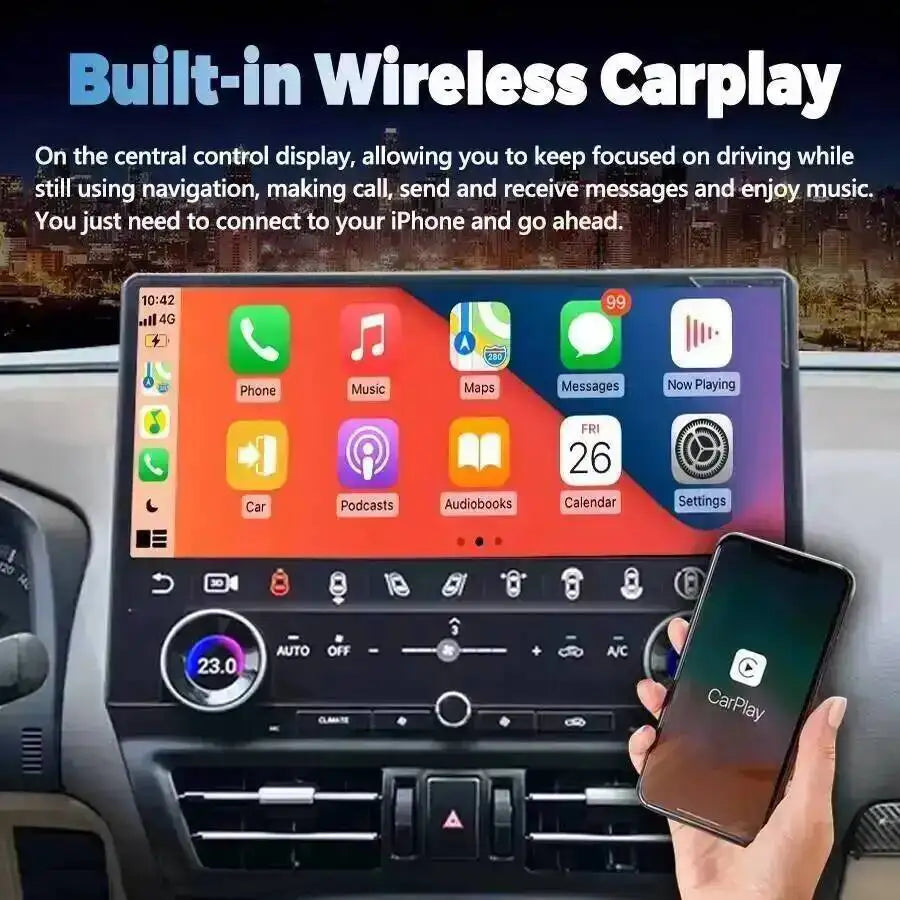 Car Radio Android 13 GPS Video Player Multimedia Touch Screen Carplay 16.8inch For Toyota  | AUTOKITSHOP
