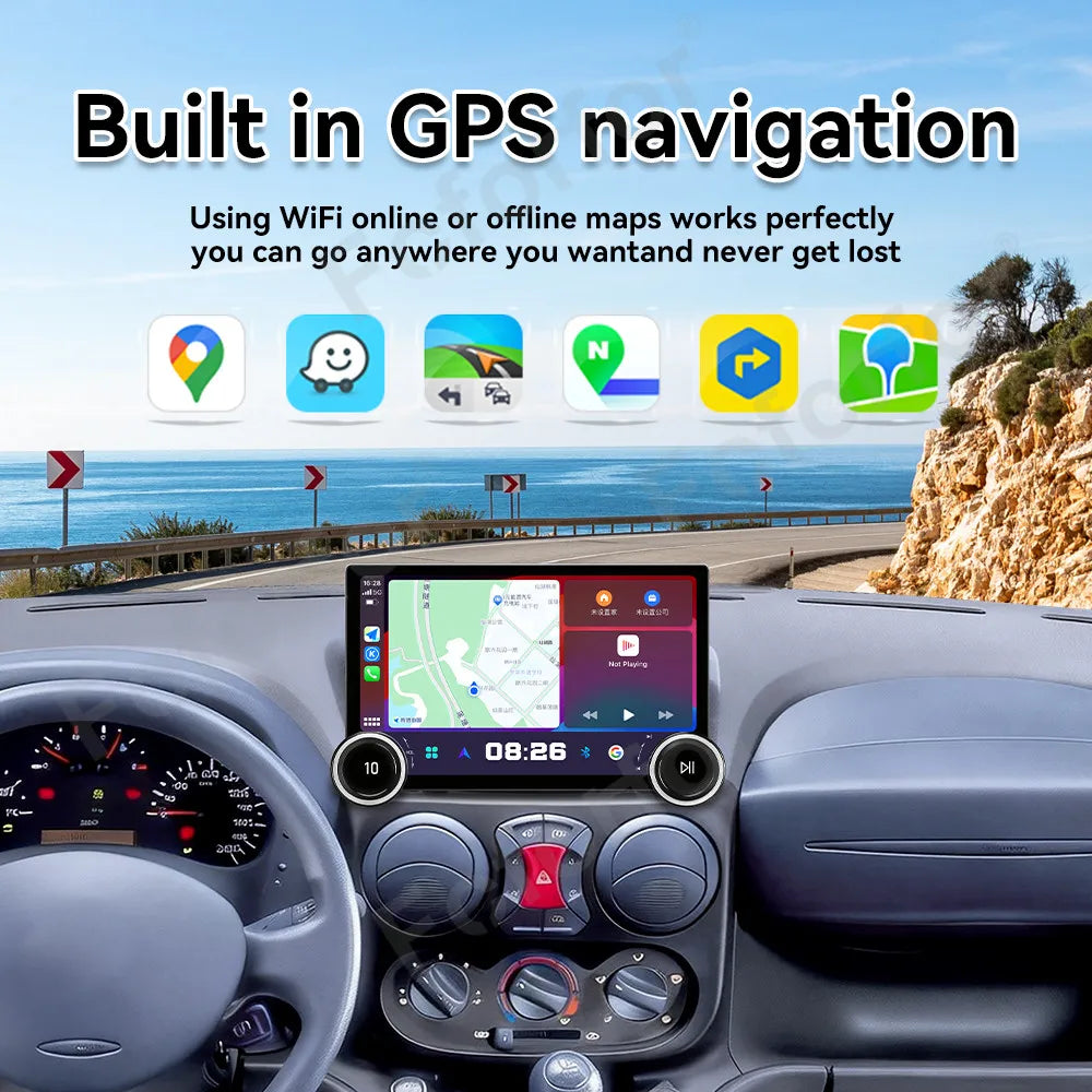 11.5 Inch HD Large Touch Screen Android 15 Car Radio Wireless CarPlay GPS Navigation Stere
