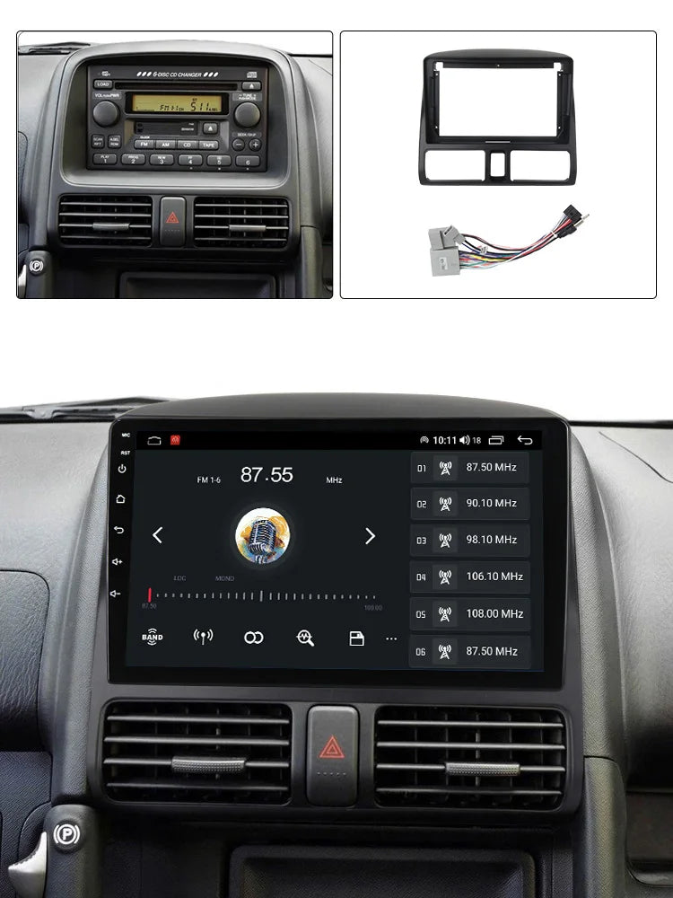 Car Multimedia Player Frame Cable for Honda CRV 2002 2003 2004 2005 Applicable To 9 Inch A | AUTOKITSHOP