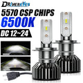 H7 Led Headlight 12V H4 H11 H1 H8 H9 HB3 9005 HB4 9006 Canbus 5570 CSP Chip Turbo Fog Ligh