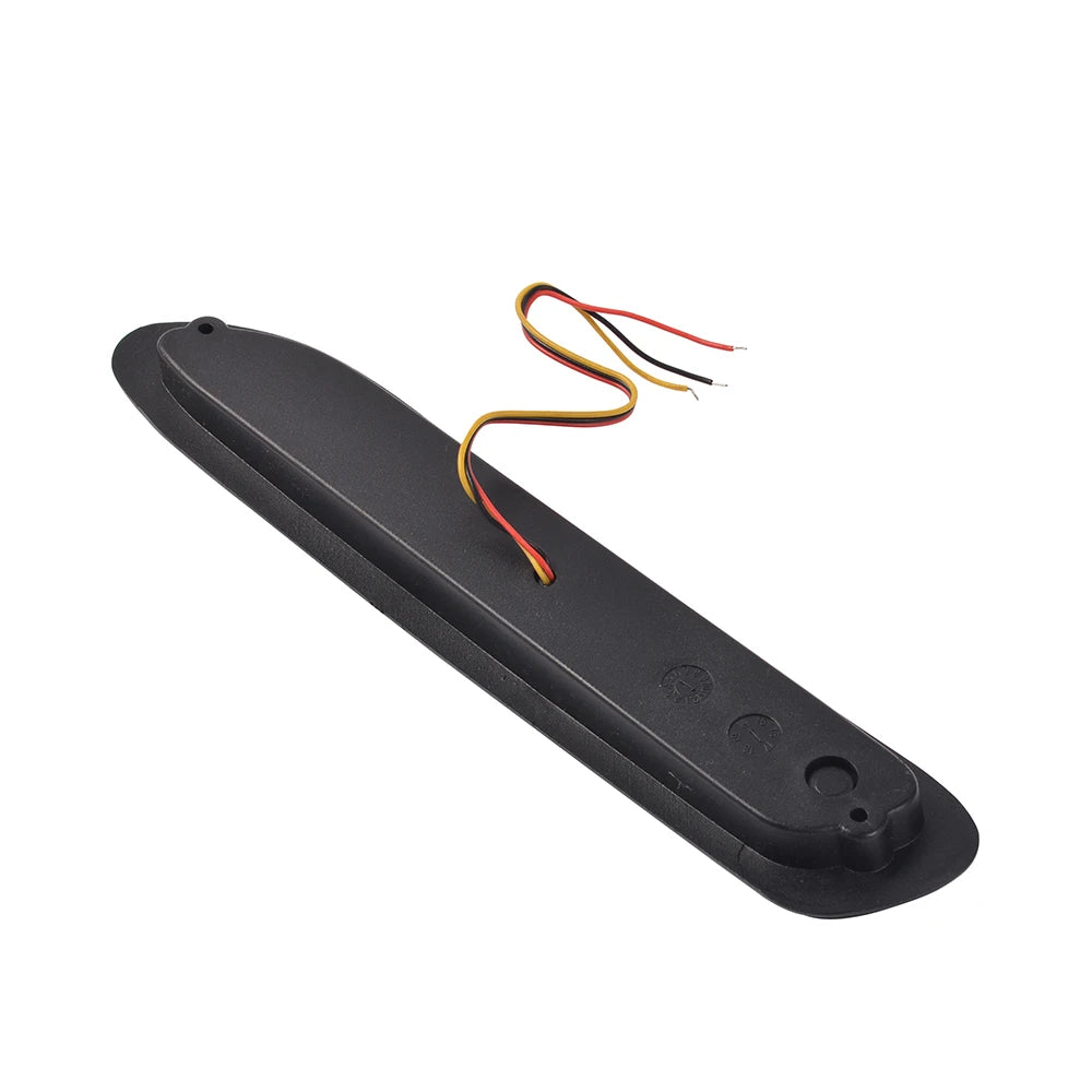 1 Pair Car Fog Red Lens Rear Bumper Reflector Tail Brake SMD LED Light Fog Warning Light