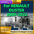 Roadsun 2/4Pcs 26000LM Car Haedlight H7 H1 LED Auto Light For RENAULT DUSTER 2009 2010 201
