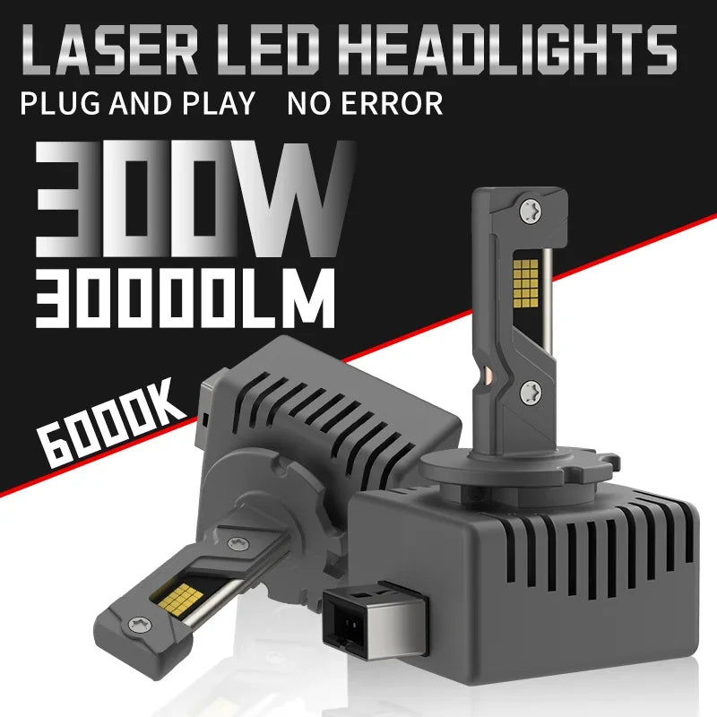 D SERIES D3S LED Car Headlight HID D1S D2S D4S D5S D8S D2R D4R 12V 6000K Auto Bulbs 300W 3