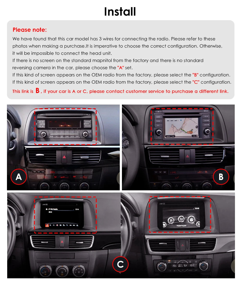 Android 14 Car Radio Autoradio for Mazda CX5 CX-5 2012-2015 BySnapdragon 6115 multimedia G