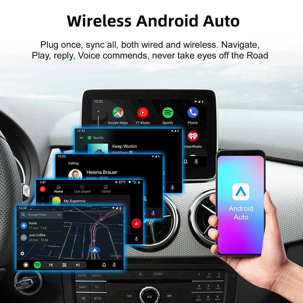 Wireless CarPlay Android Auto Decoder Box CarPlay Interface For Mercedes Benz GLE GLS CLS  | AUTOKITSHOP