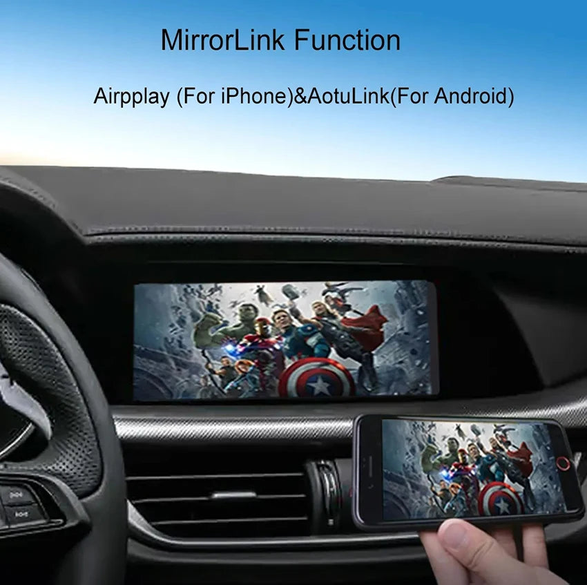 Wireless CarPlay and Android Auto Interface for Alfa Guiletta 2013-2019 Mirror Link Car Pl
