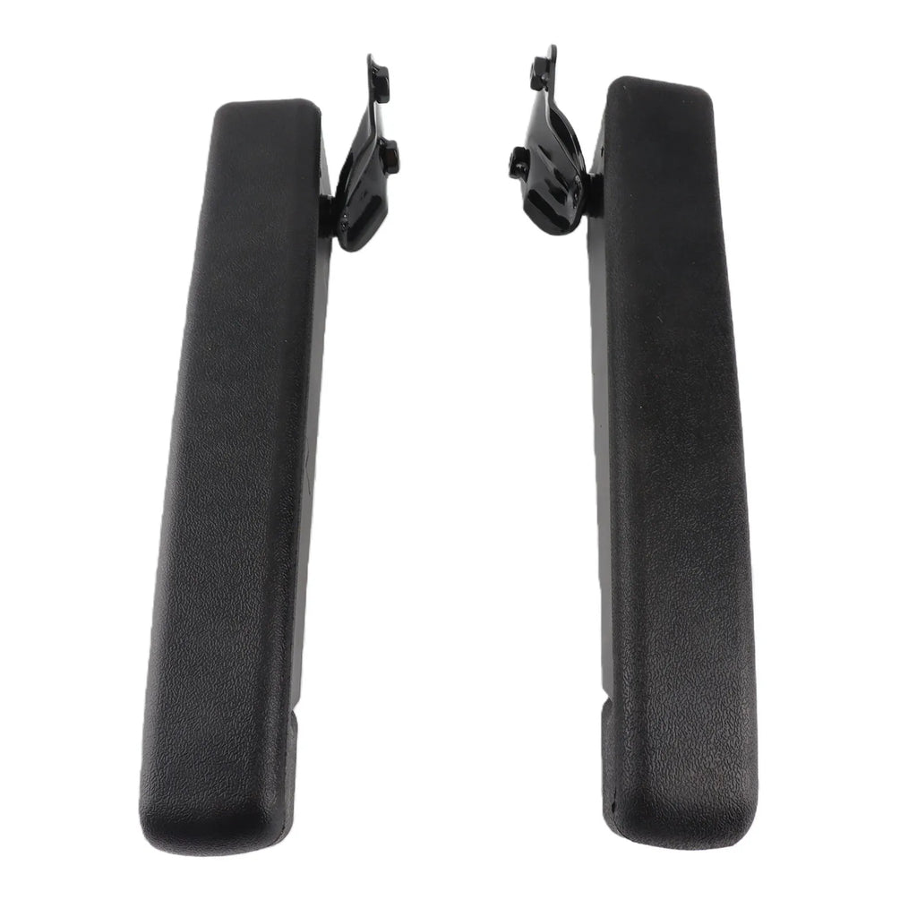 2Pcs Truck Seat Arm Rest Black Armrest Car Adjustable Seat Armrest Shock Resistant PU Sponge Uni - Automotive LED Light