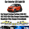 LED Interior Light Kit for Smart Fortwo Forfour 450 451 452 453 454 City Coupe Convertible Roadster City-Coupe Crossb...