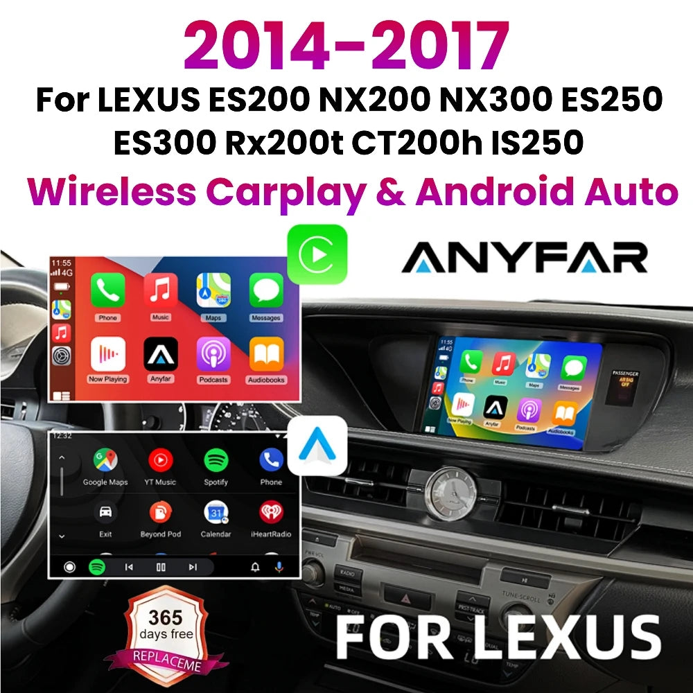 For Apple CarPlay Wireless Android Auto Retrofit Kit Decoder Box For LEXUS ES NX200 NX ES3 | AUTOKITSHOP