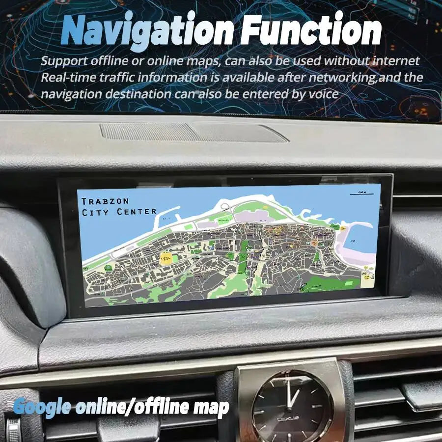 10.25" Screen Android Auto For Lexus IS RC 200 250 300 350 200t 300h 2013-2016 2017 Stereo