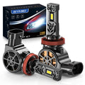 BEVINSEE H11 H8 H9 LED Fog Lamp H7 LED Headlight Bulbs CANBUS No Error High Power 100W 200