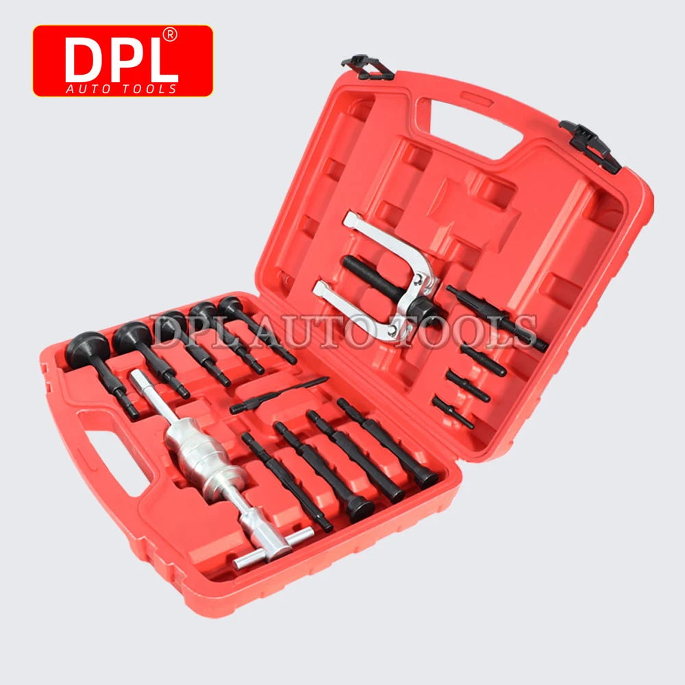 Blind Hole Bearing Puller Set 16in1 Inner Bearing Race Seal Puller Extractor Kit Slide Hammer In - Automotive LED Light
