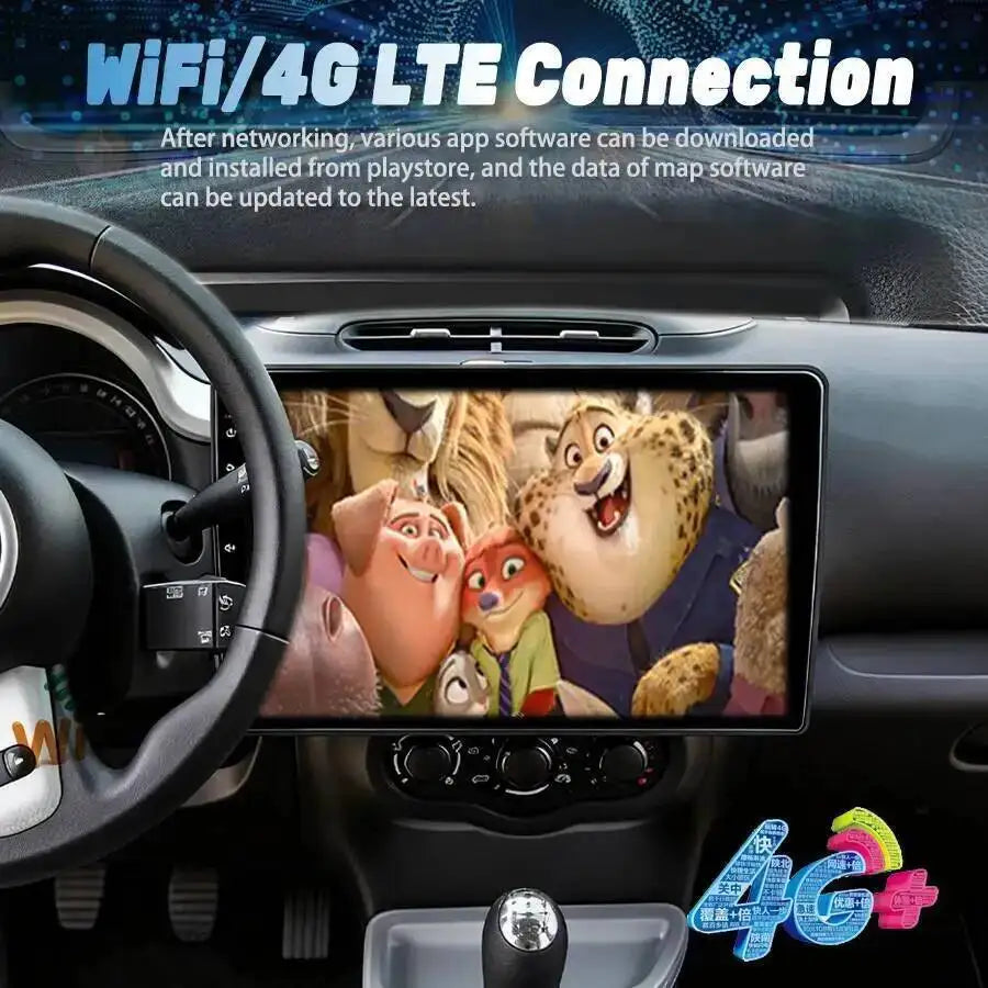 Car Multimedia Video Player Stereo DSP Navigation For Renault Twingo 2014-2023 Stereo Carp | AUTOKITSHOP