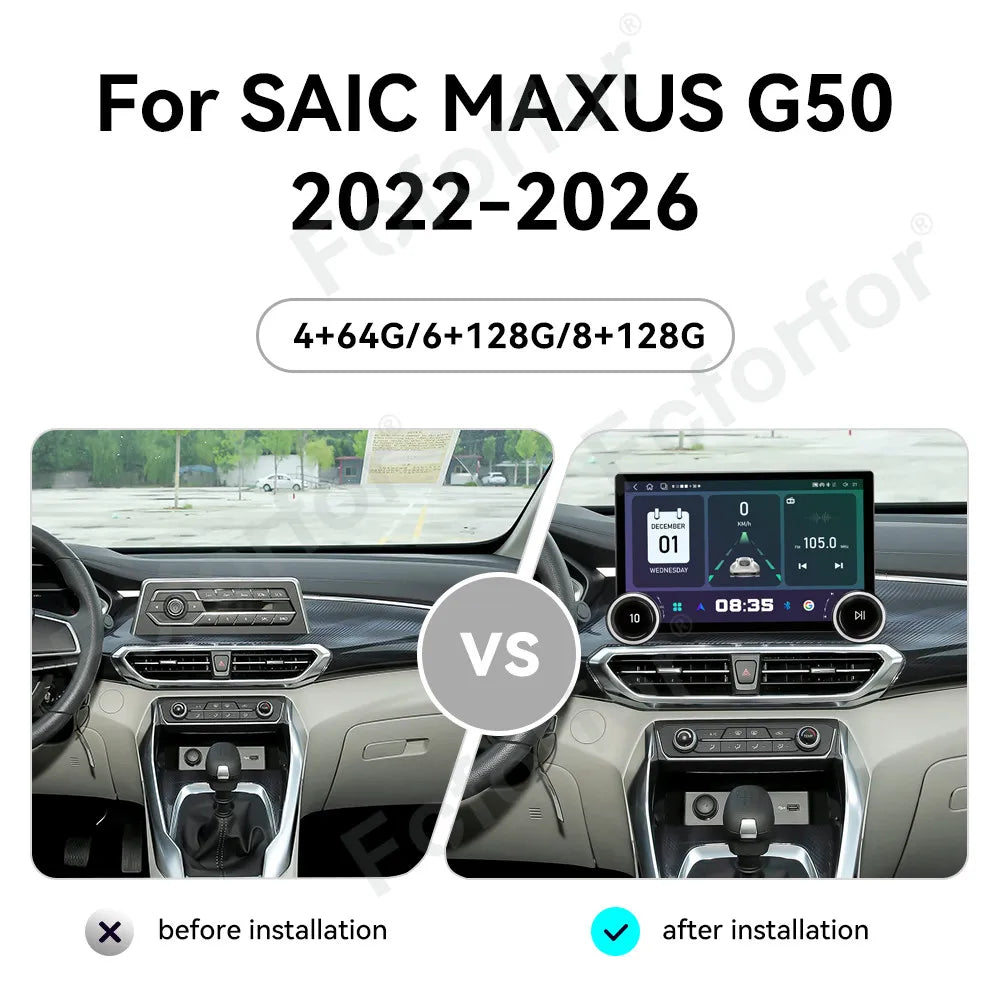 Premium Modern 11.5 Inch Android 15 HD Touch Wireless CarPlay Android Auto GPS Multimedia