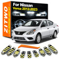 ZITWO 10Pcs LED Bulb Interior Roof Reading Map Trunk Plate Light Kit For Nissan  for Nissan 2012-2017 - Canbus LED Car L