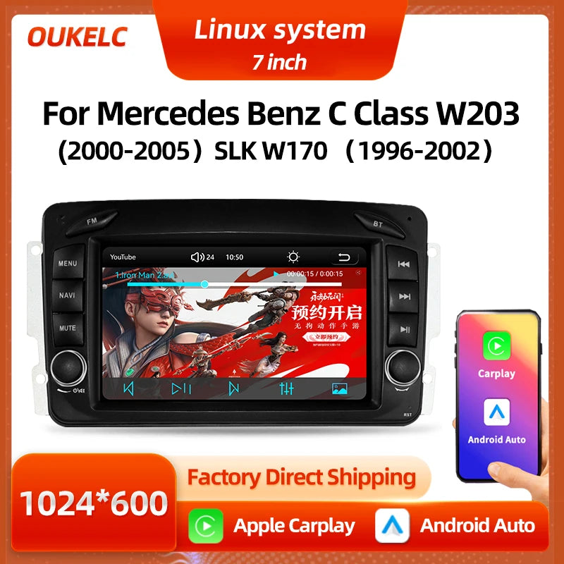 LED Interior Light Kit for Mercedes CClass W170 W203 - Canbus Error-Free Interior Bulbs