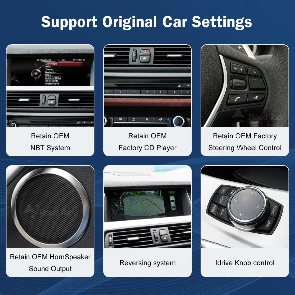 10.25 CN Multimedia Display For BMW 5 Series F10 F11 2011-2017 CIC NBT Touch Screen Wirele | AUTOKITSHOP